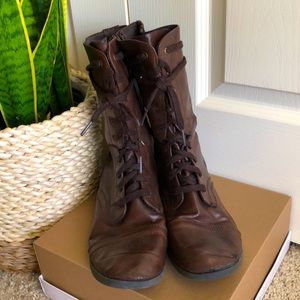 Brown boots size 11